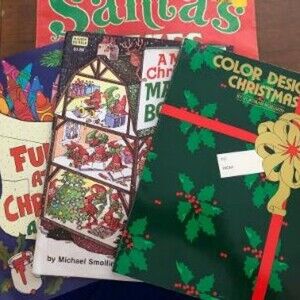 Vintage Christmas Coloring Books 4